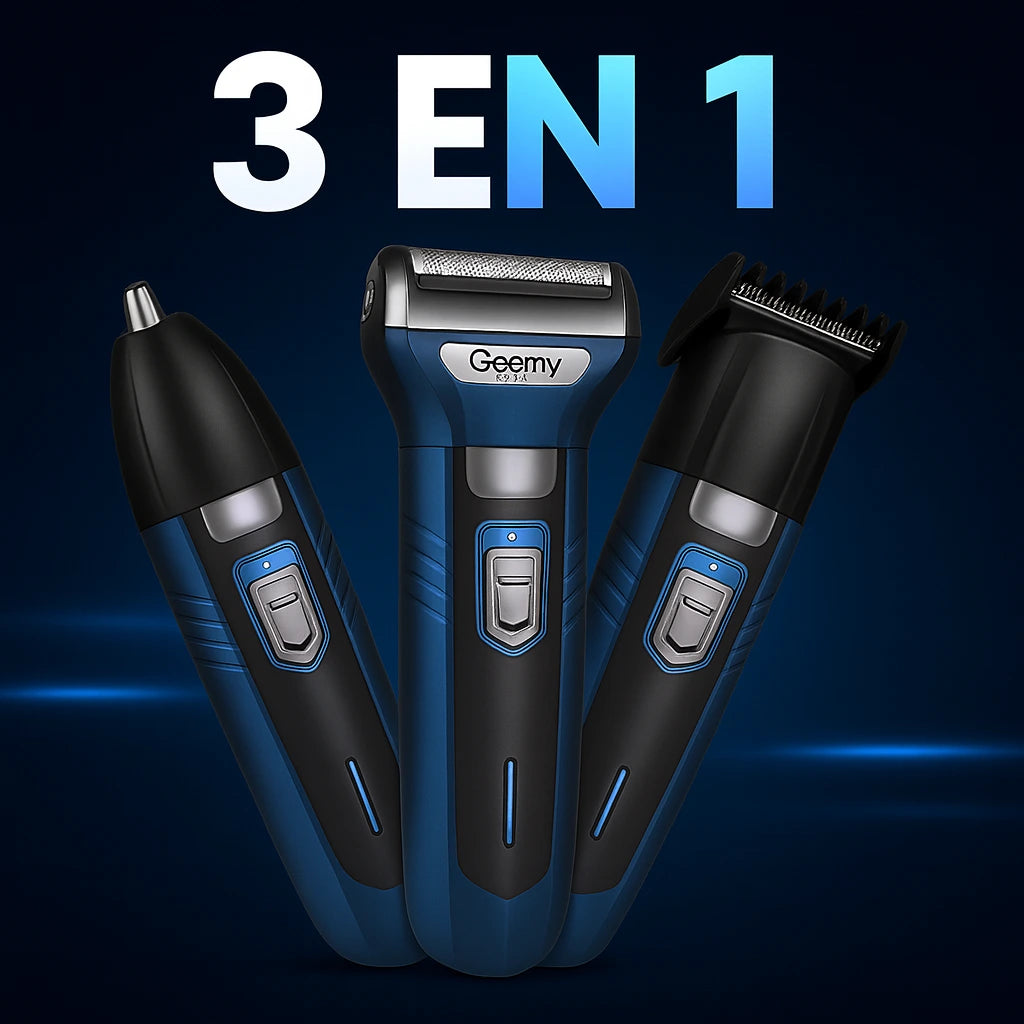 Rasuradora Geemy 3 en 1